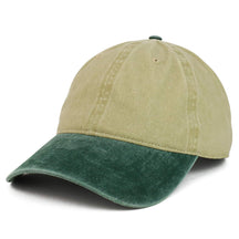 Armycrew XXL Oversize Big Washed Cotton Pigment Dyed Unstructured Baseball Cap - Black