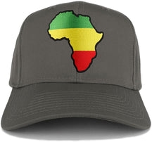 Green Yellow Red Africa Map Embroidered Iron on Patch Adjustable Baseball Cap