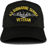 Armycrew XXL Oversize US Submarine Veteran Large Patch Baseball Cap