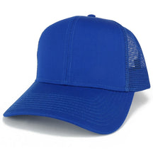 Armycrew Adjustable Solid Color Plain Cotton Polyester Blank Mesh Trucker Baseball Cap