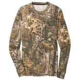 Realtree Outdoor Explorer Hunter Long Sleeve Cotton T-Shirt with Pocket