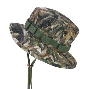 Armycrew HybriCam Camouflage Outdoor Boonie Hat with Chin Cord