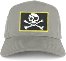 Jolly Rogers Military Skull Embroidered Iron on Patch Adjustable Baseball Cap