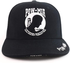 Rapid Dominance Deluxe Military POW MIA Embroidered 6 Panel Constructed Cap