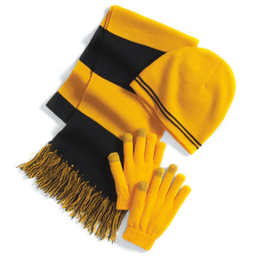 Cold Winter Essential Scarf Glove Beanie Set