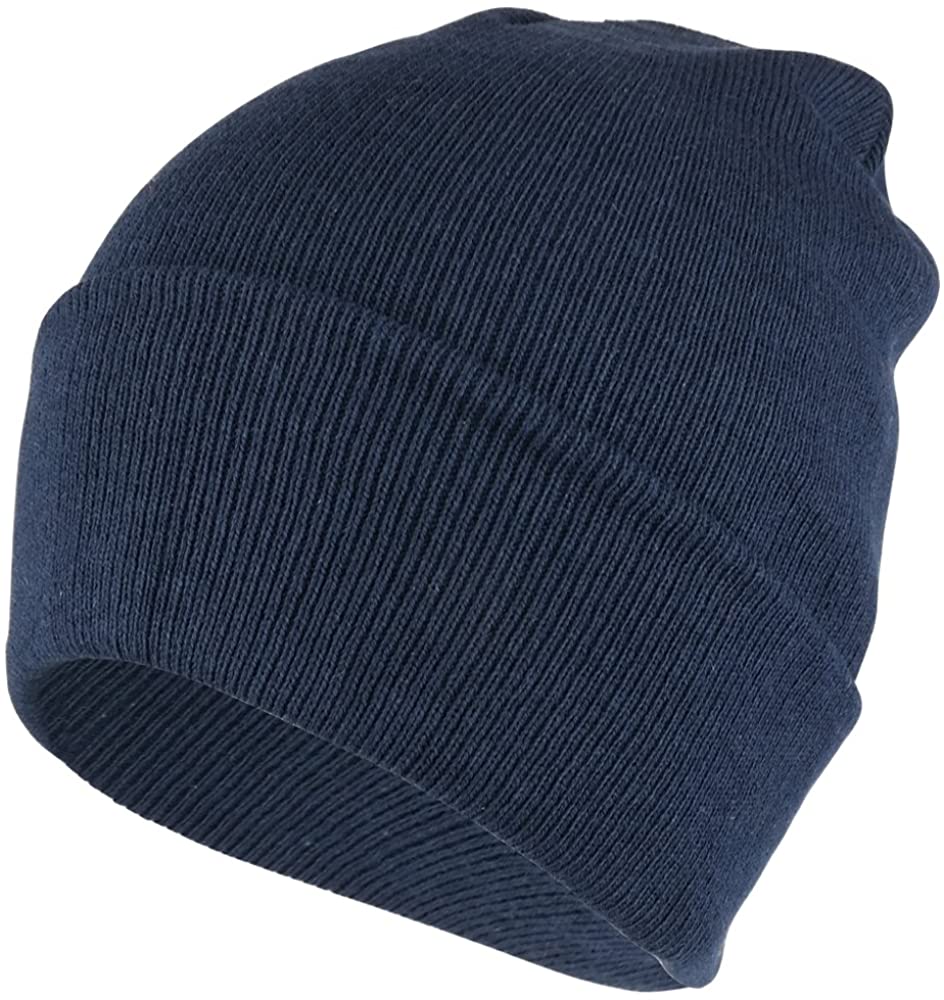 Superior Cotton Blend Knit Long Cuff Winter Beanie Hat
