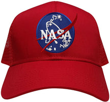 NASA Insignia Symbol Embroidered Iron On Patch Mesh Trucker Snapback Cap