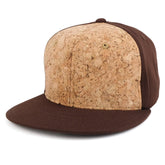 Armycrew Cork Crown High Profile Flat Bill Adjustable Snapback Baseball Cap