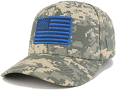 Armycrew USA Flag Navy Tactical Embroidered Patch Adjustable Structured Operator Cap