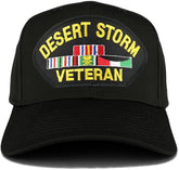 Armycrew Desert Storm Veteran Embroidered Patch Snapback Baseball Cap