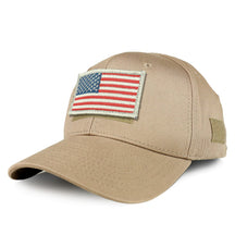 Armycrew USA White Flag Tactical Patch Structured Operator Baseball Cap- ACU