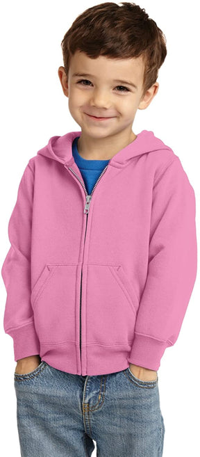 Armycrew Toddler Full-Zip Fleece Sweatshirt Basic Hoodie