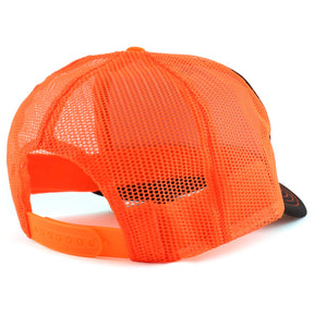 Armycrew High Crown Foam Front Neon Mesh Back Trucker Cap