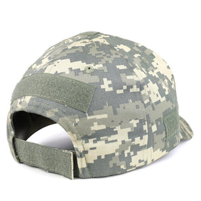 Armycrew USA Thin Blue Line Flag Tactical Patch Structured Operator Baseball Cap