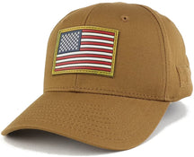 USA Original American Flag 3-D Rubber Tactical Patch Adjustable Structured Operator Cap
