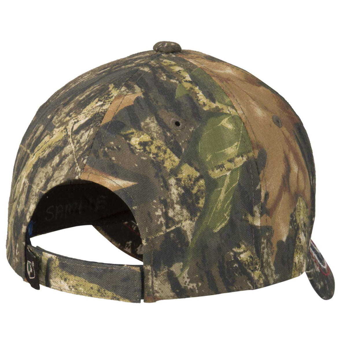 Armycrew American Flag Side Embroidered Contrast Stitch Camouflage Cap