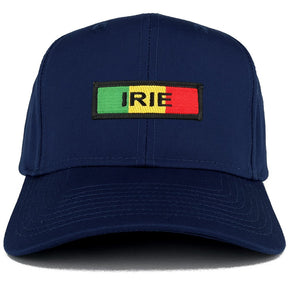 Irie Green Yellow Red Embroidered Iron on Patch Adjustable Baseball Cap