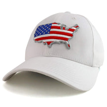 Rapid Dominance Low Profile 6 Panel American Flag Map Embroidered Baseball Cap