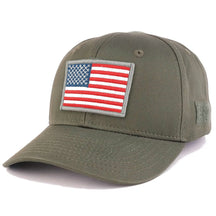 Armycrew USA Flag Original 2 Tactical Embroidered Patch Adjustable Structured Operator Cap