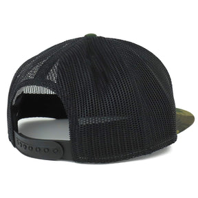 Armycrew Oversize XXL White USA Flag Patch Camouflage Flatbill Mesh Snapback Cap