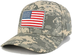 Armycrew USA Flag Original 2 Tactical Embroidered Patch Adjustable Structured Operator Cap