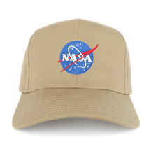 Armycrew NASA Small Insignia Space Logo Embroidered Patch Adjustable Baseball Cap