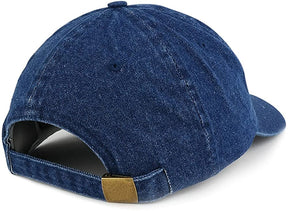 Armycrew NASA Insignia Low Profile Denim Garment Washed Adjustable Cap
