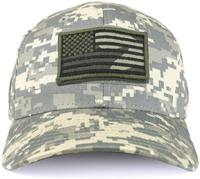 Military Tactical Constructed Operator Patch Cap - Woodland