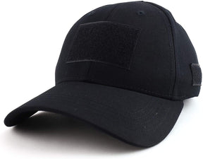 Firm Low Profile Tactical Operator Cap with Loop Patch - Navy
