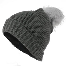Armycrew Winter Knit Pom Pom Accent Beanie Hat