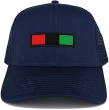 Africa Red Black Green Embroidered Iron on Patch Adjustable Trucker Mesh Cap