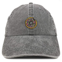Armycrew Donut Embroidered Patch Unstructured Cotton Washed Baseball Cap