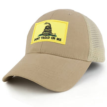Dont Tread on Me, Yellow Gadsden Snake Embroidered Tactical Patch with Mesh Operator Cap