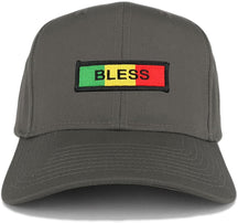 Bless Green Yellow Red Embroidered Iron on Patch Adjustable Baseball Cap