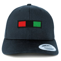 Africa Red Black Green Embroidered Iron on Patch Mesh Back Trucker Cap