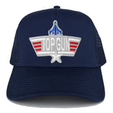 US Navy Top Gun Jet Emblem Embroidered Iron on Patch Mesh Trucker Cap