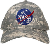 Low Profile NASA Insignia Logo Patch Camo Cap