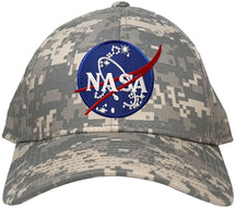 Low Profile NASA Insignia Logo Patch Camo Cap
