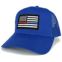 Armycrew USA TBL and TRL Dual Flag Patch Patch Snapback Mesh Trucker Cap