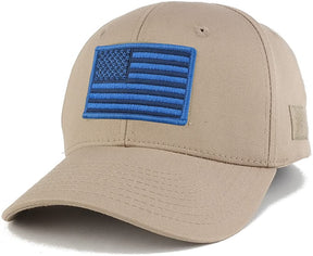 Armycrew USA Flag Navy Tactical Embroidered Patch Adjustable Structured Operator Cap