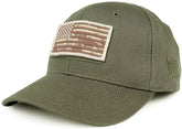 Armycrew USA Desert Digital Flag Tactical Patch Structured Operator Baseball Cap