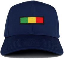 Rasta Green Yellow Red Embroidered Iron on Patch Adjustable Baseball Cap