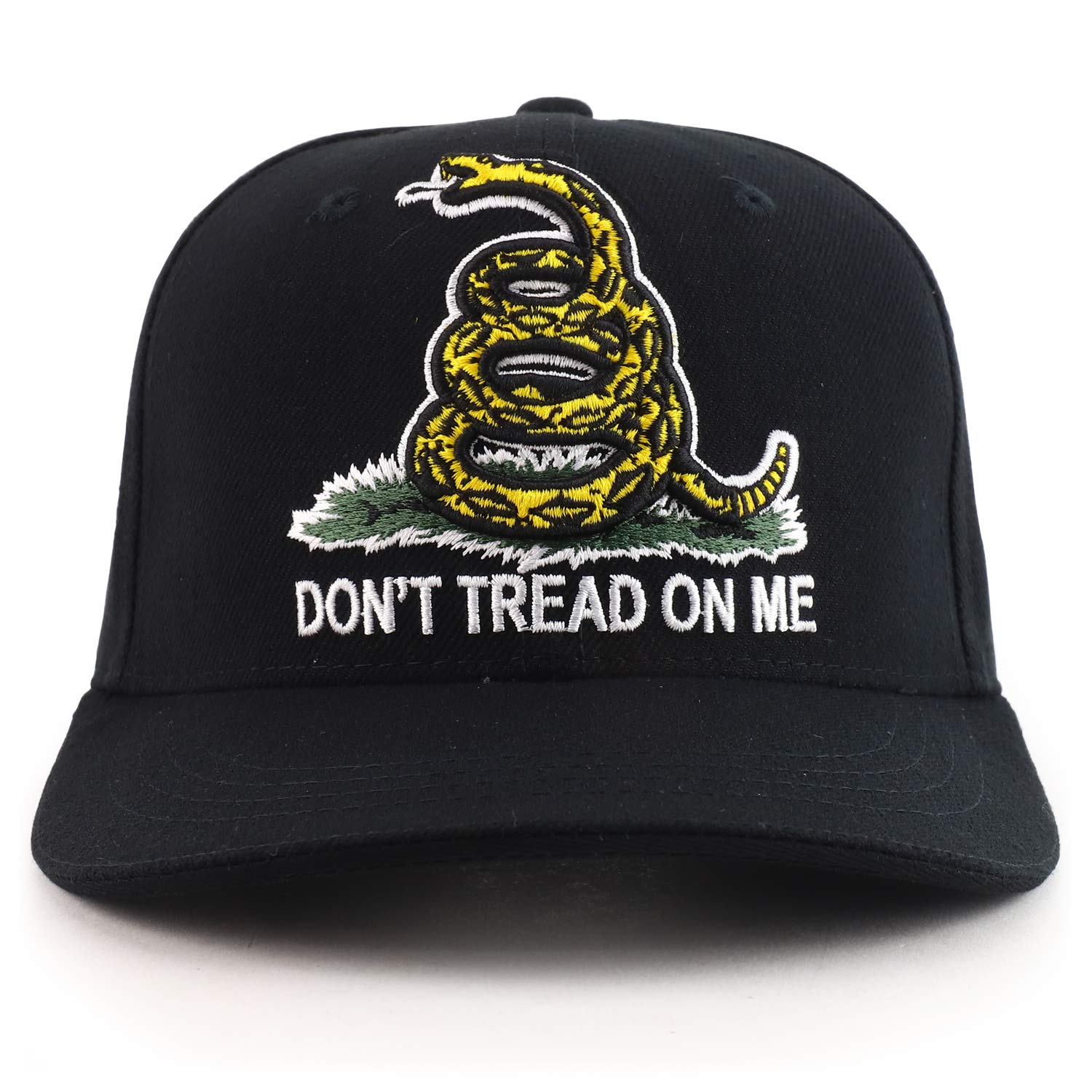 Armycrew Don't Tread On Me Gadsden Flag 3D Embroidered Adjustable Snapback Cap