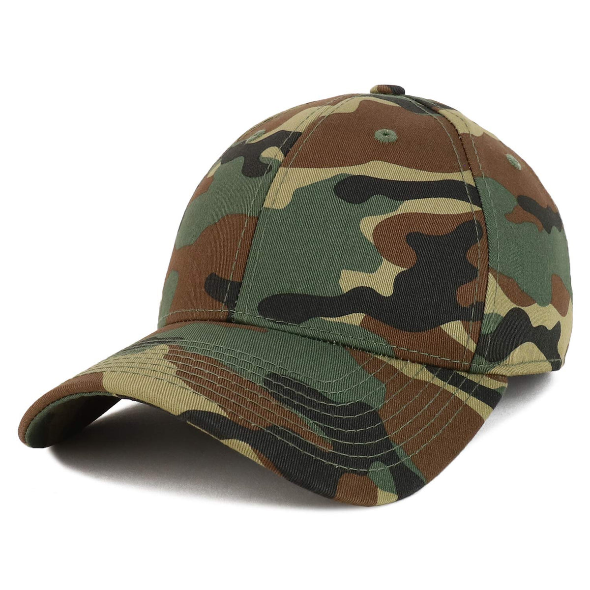 Armycrew Camouflage Patterned Structured Cotton Baseball Cap