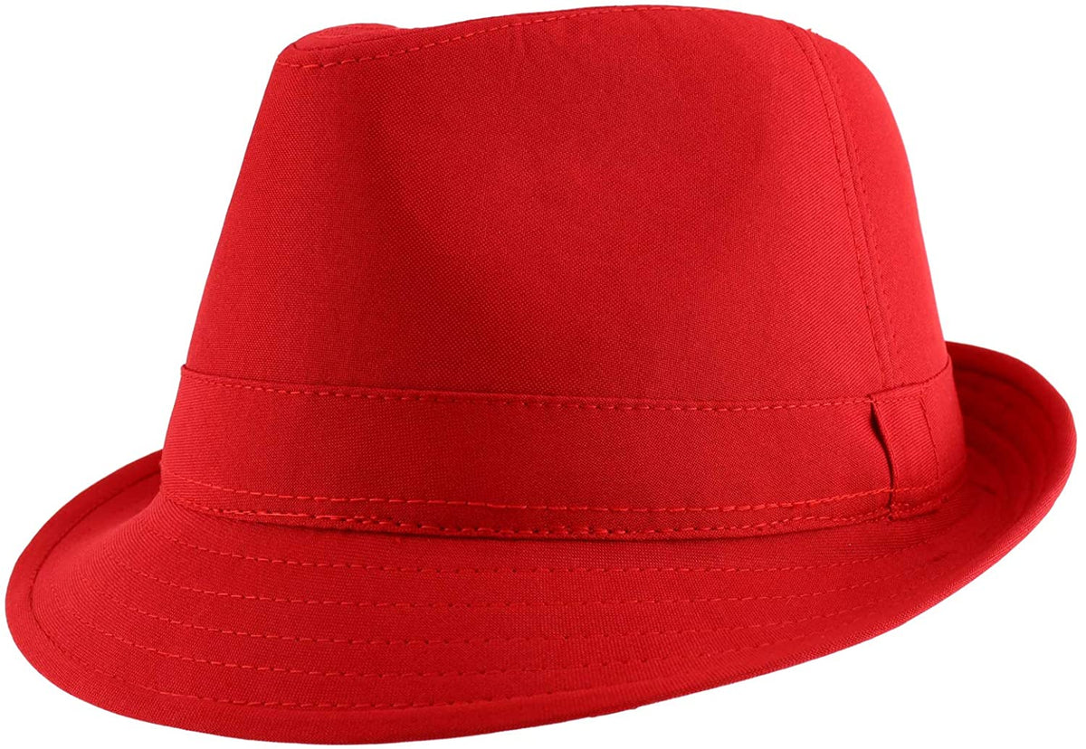 Lightweight Fashionable Poly Woven Classic Fedora Hat