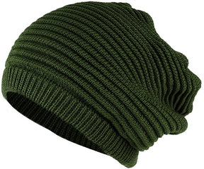 Armycrew 10 Inch Deep Crown Acrylic Slouch Beanie Hat