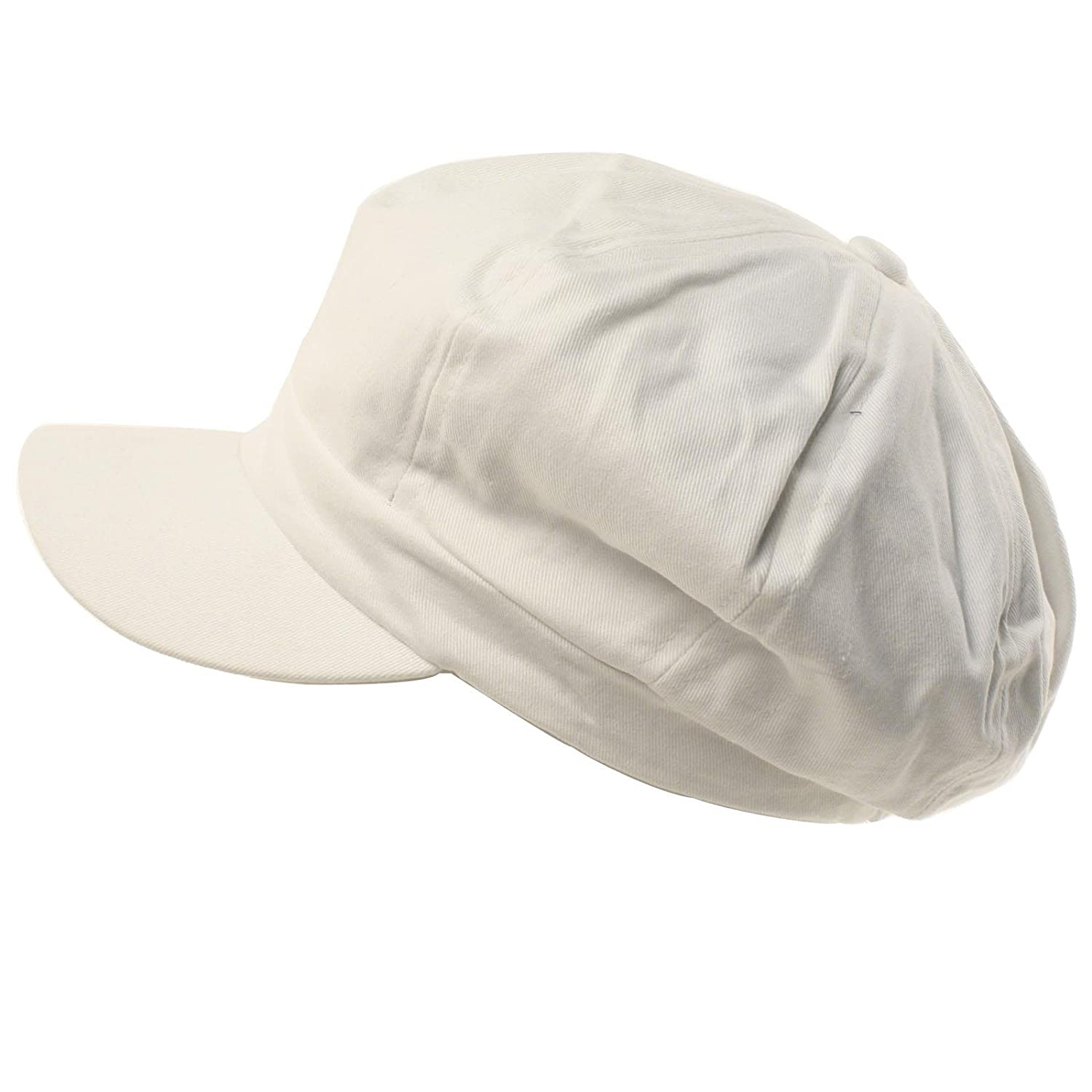 Summer 100% Cotton Plain Blank 8 Panel Newsboy Gatsby Apple Cabbie Cap Hat