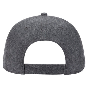 Armycrew 5 Panel Low Profile Melton Wool Blend Structured Baseball Cap