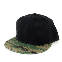 Armycrew 6 Panel Constructed Camo Bill Snapback Adjustable Cap