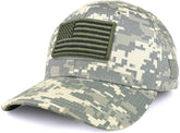 Armycrew USA Olive Flag Tactical Patch Structured Baseball Cap